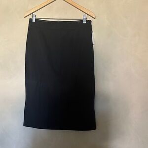 Anthropologie Essential Black Pencil Skirt size 8 NWT